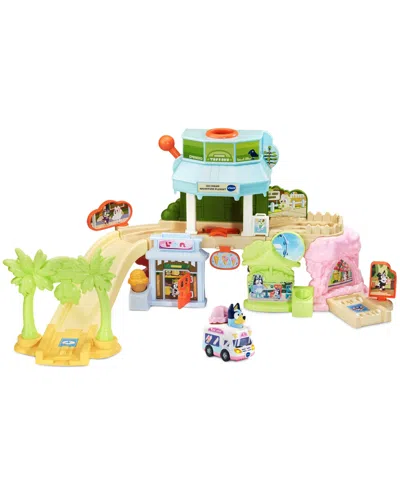 Bluey Ice Cream Adventure Playset Interactive Pretend Play Track Set With Smartpoint Sounds & Ice Cream Tr In No Color
