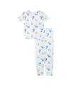 Bluey Little And Big Girls 2-piece Short Sleeve T-shirt And Long Pant Pajama Set In Assorted