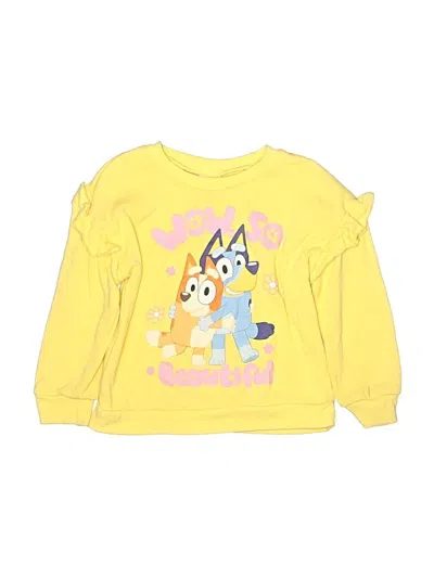 Pre-owned Bluey Kids' Long Sleeve T-shirt In Yellow