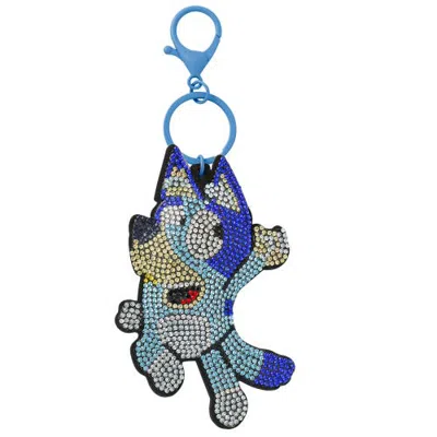 Bluey Pave Crystal Bag Charm Keychain In Multi