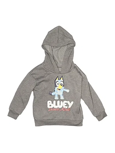 Pre-owned Bluey Kids' Pullover Hoodie In Gray