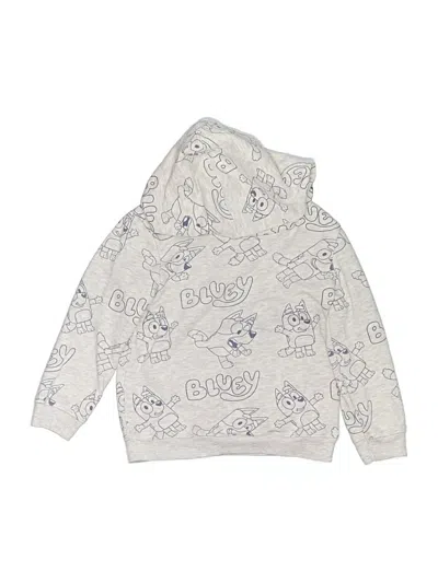 Pre-owned Bluey Kids' Pullover Hoodie In Silver