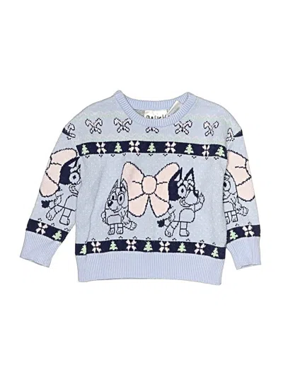 Pre-owned Bluey Kids' Pullover Sweater In Blue