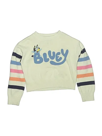 Pre-owned Bluey Kids' Pullover Sweater In Green