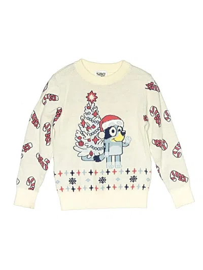 Pre-owned Bluey Kids' Pullover Sweater In Ivory