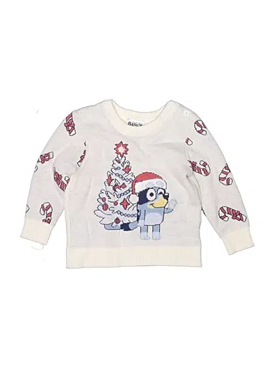 Pre-owned Bluey Babies' Pullover Sweater In Ivory