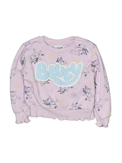 Pre-owned Bluey Kids' Pullover Sweater In Purple