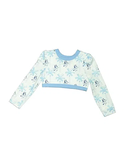 Pre-owned Bluey Kids' Rash Guard In Blue