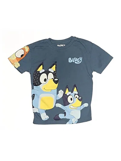 Pre-owned Bluey Kids' Short Sleeve Top Blue Tops