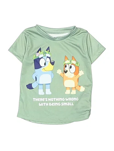 Pre-owned Bluey Kids' Short Sleeve Top Green Tops