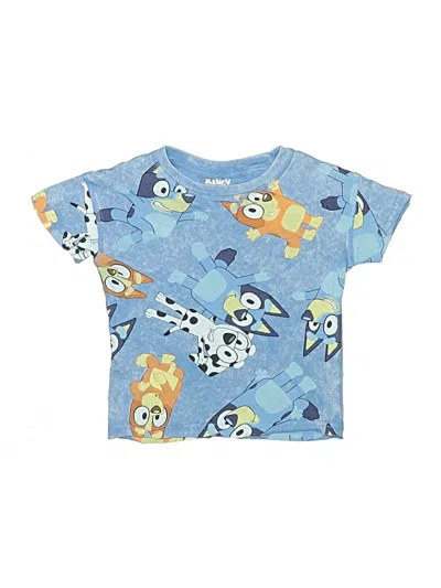 Pre-owned Bluey Kids' Short Sleeve T-shirt In Blue