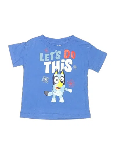 Pre-owned Bluey Kids' Short Sleeve T-shirt In Blue