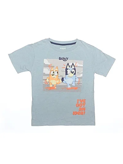 Pre-owned Bluey Kids' Short Sleeve T-shirt In Gray