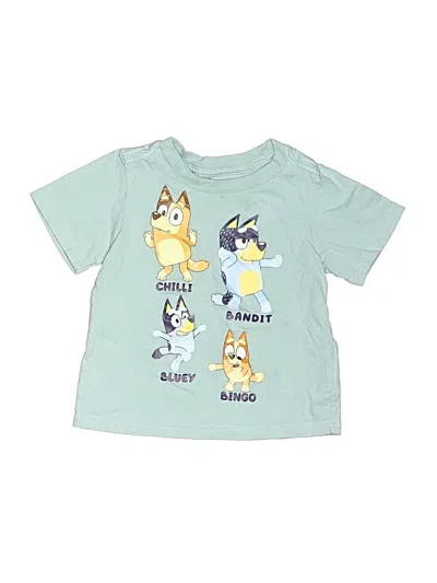 Pre-owned Bluey Babies' Short Sleeve T-shirt In Teal