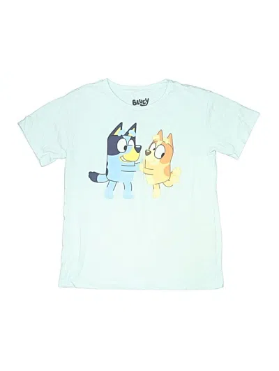Pre-owned Bluey Kids' Short Sleeve T-shirt In Teal