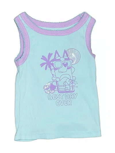 Pre-owned Bluey Kids' Sleeveless T-shirt In Blue