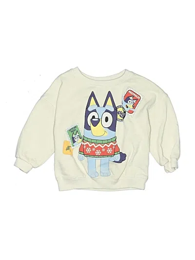 Pre-owned Bluey Kids' Sweatshirt In Ivory