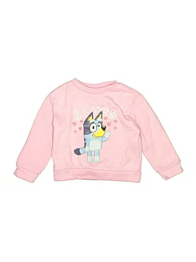 Pre-owned Bluey Kids' Sweatshirt In Pink