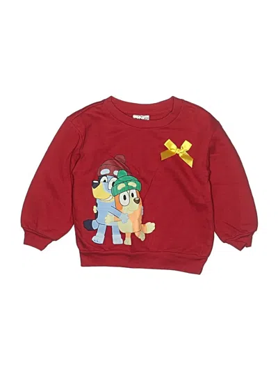 Pre-owned Bluey Kids' Sweatshirt In Red
