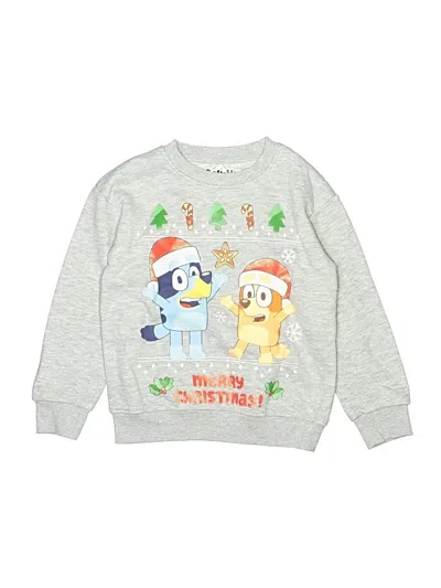 Pre-owned Bluey Kids' Sweatshirt In Silver