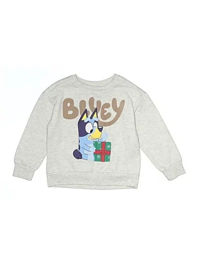 Pre-owned Bluey Kids' Sweatshirt In Silver