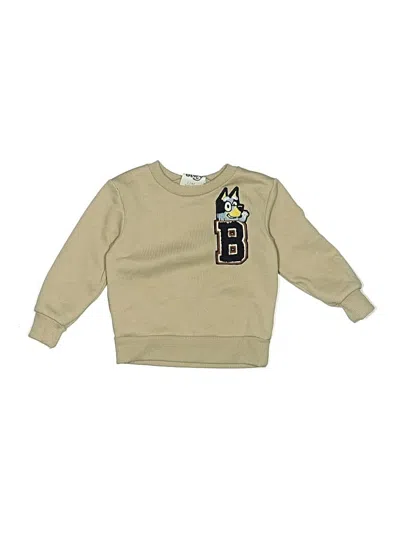 Pre-owned Bluey Babies' Sweatshirt In Tan