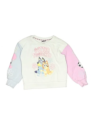 Pre-owned Bluey Kids' Sweatshirt In White