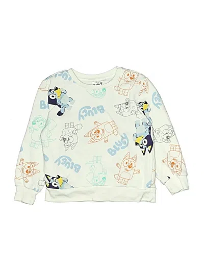 Pre-owned Bluey Kids' Sweatshirt In White