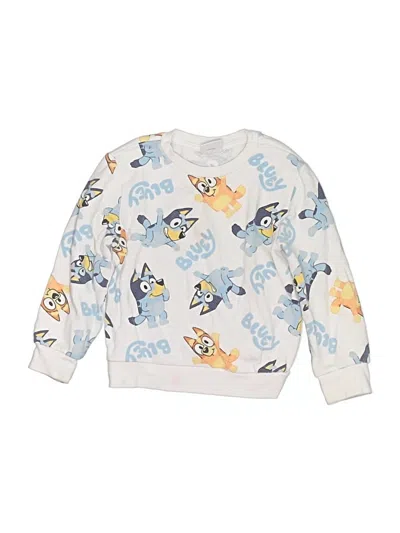 Pre-owned Bluey Kids' Sweatshirt In White