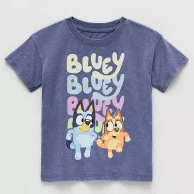 Bluey Babies' Toddler Boys Crew Neck Short Sleeve  Graphic T-shirt