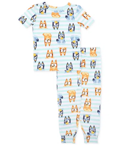 Bluey Babies' Toddler Boys Short-sleeve Top & Pants Pajamas, 2 Piece Set