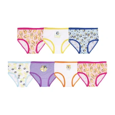 Bluey Babies' Toddler Girls  7 Pack Brief Panty In Multi