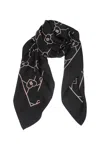 Blugirl - 22222 Black Pf3052t0300 Scarf In Black