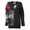 Blugirl Buttoned Cardigan In Black