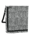 Blugirl Animal-print Scarf In Gray