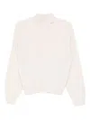 Blugirl Beige Wool And Cashmere Blend Sweater In Neutral