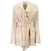 Blugirl Beige Wool Sweater In Brown