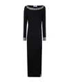 Blugirl Crystal-embellished Long Dress In Black