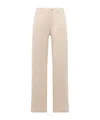 Blugirl Ecs Parachute Canvas Trousers In Nude
