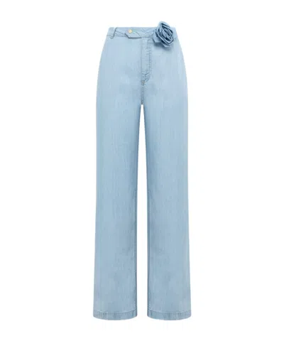 Blugirl Belt Loop Jeans In Blue