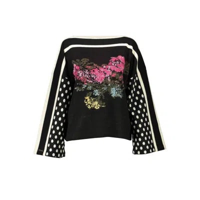 BLUGIRL BLUGIRL BLACK ACRYLIC WOMEN WOMEN'S SWEATER