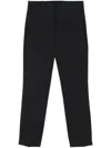 Blugirl Regular Crepe Stretch Trousers In Black