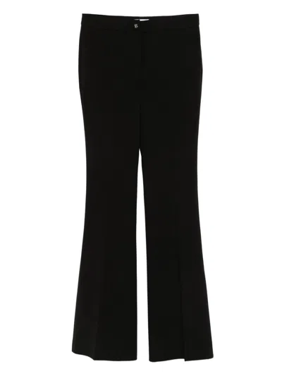 BLUGIRL BLACK TROUSERS WITH SLIT BLUGIRL