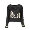Blugirl Black Wool Sweater In Black