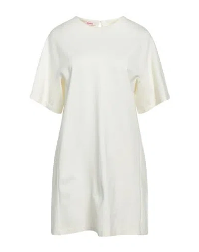 Blugirl Blumarine Blugirl Woman Mini Dress Ivory Size 6 Viscose, Polyamide, Elastane In White