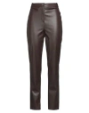 Blugirl Woman Pants Dark Brown Size 4 Polyester, Polyurethane