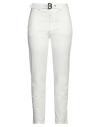 Blugirl Woman Pants Off White Size 25 Cotton, Elastane