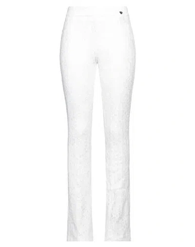 Blugirl Blumarine Blugirl Woman Pants White Size 6 Viscose, Polyamide