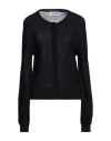 Blugirl Blumarine Woman Cardigan Black Size 10 Viscose, Polyamide