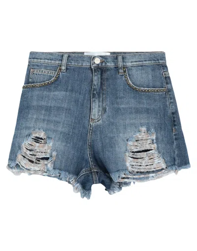Blugirl Denim Shorts In Blue